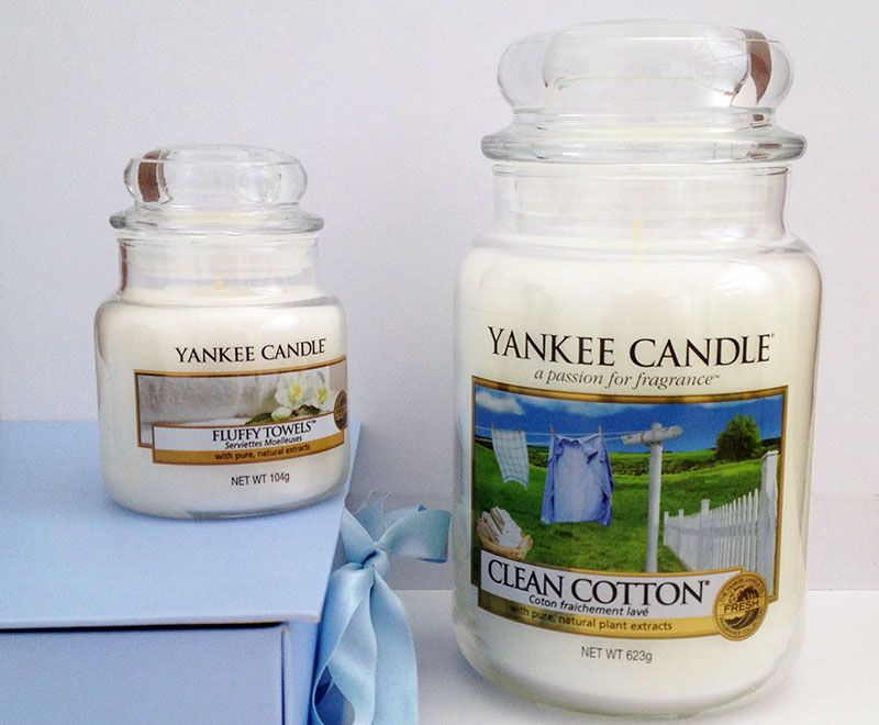 Yankee Candle Clean Cotton und Fluffy Towels